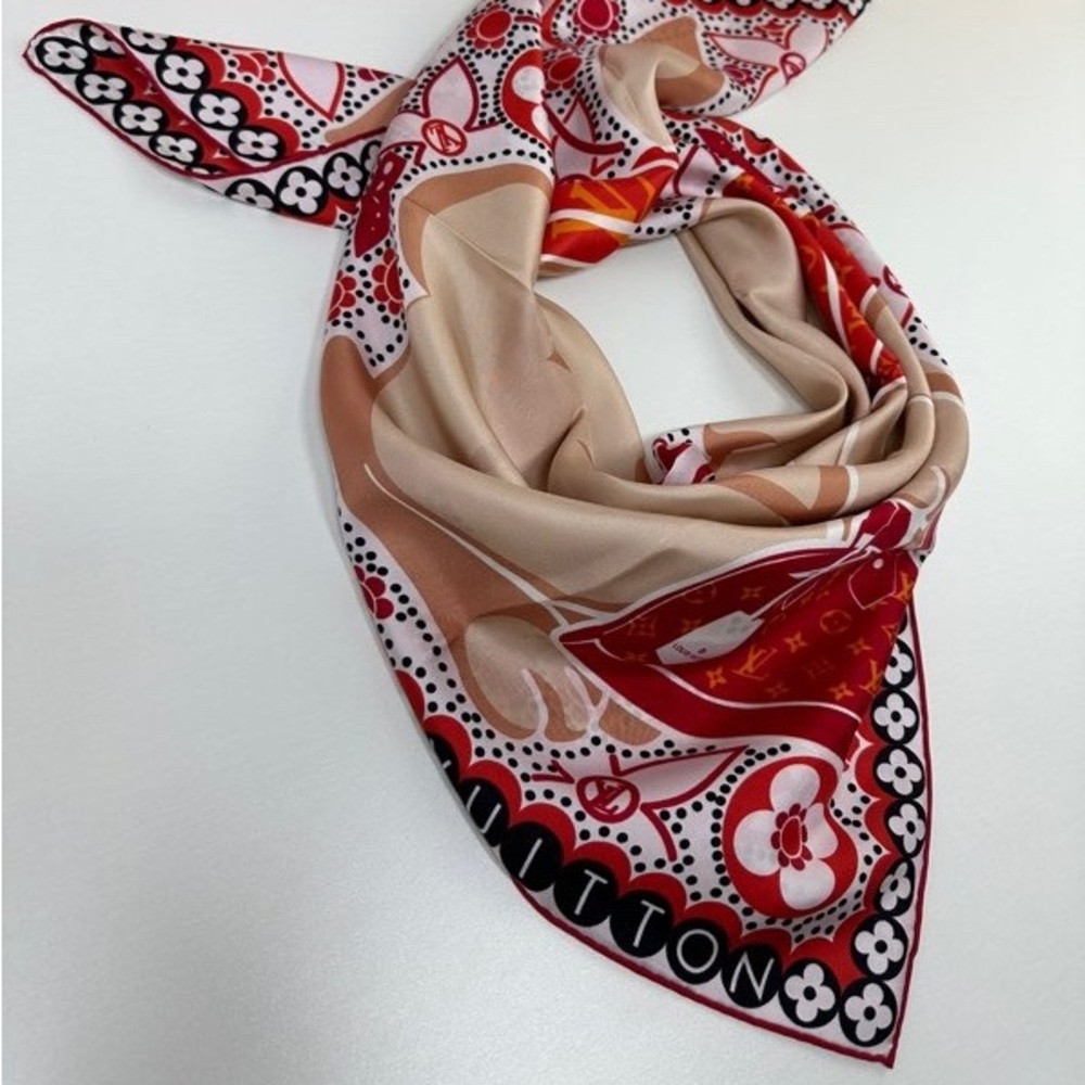 Louis Vuitton Logo Pattern Scarf - Picture 3 of 7